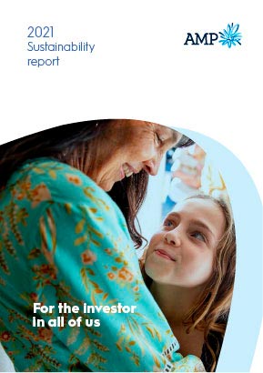 AMP 2021 Sustainability Report cover